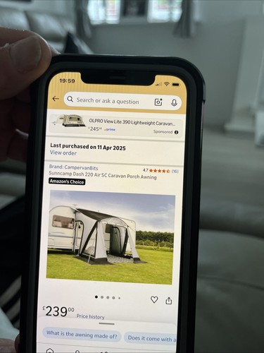 Porch air awning for touring - porch,
