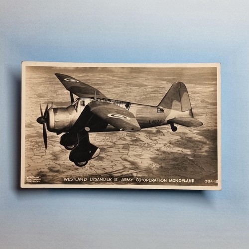 Ww2 military aircraft postcard - military,