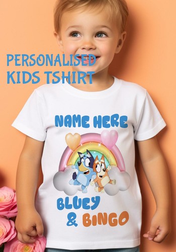 Personalised bluey kids - personalised, t