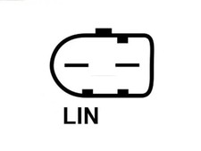 Alternator with freewheel belt pulley A0497 AS-PL for VOLVO FORD