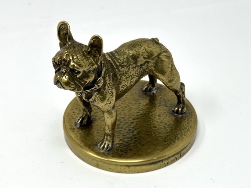 Vintage french bulldog car - french,