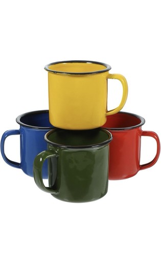 Enamel mugs set 56 inch - set,