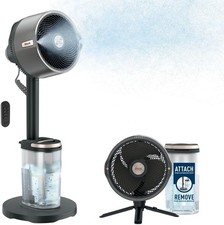 SHARK FlexBreeze Pro Mist FA300UK Portable 11.8" Hybrid Pedestal Fan