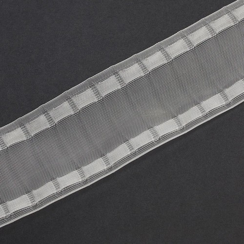 20m white pleat curtain - white,