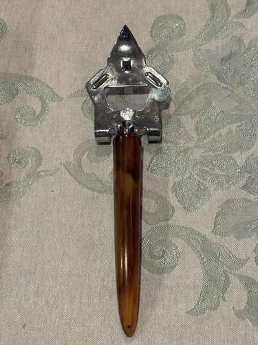 Vintage marble bakelite handle - marble,