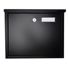 Large Letter Box Black Outdoor