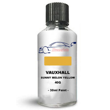 Touch Up Paint For Vauxhall / Opel Astra Opc Sunny Melon Yellow 40Q Chip Brush