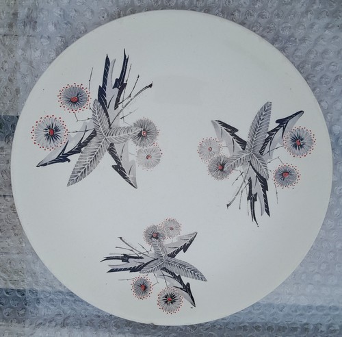 Vintage ceramic dinner plate - ceramic,