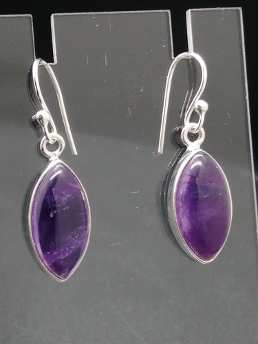 925 silver amethyst marquise - amethyst,