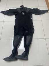 O Three Ri 2-100 Flex CCN Drysuit Mens Large With Pee Valve, Boots 9/10