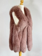 Real Fox Fur Gilet Size 8-10