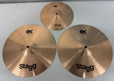 Stagg 14” EX Brilliant Medium Hi-hat and 8" splash cymbals