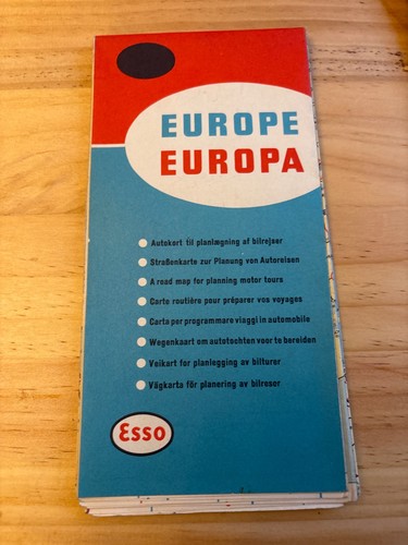 Vintage esso 1962 european - vintage,