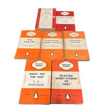 Orange Penguin Book Bundle X7 Vintage P/ B Bernard Shaw E.M. Forster