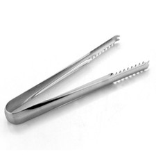 Stainless Steel Silver Ice Tong  7" Catering/Food/Sweet Tong, Barware, Mixology