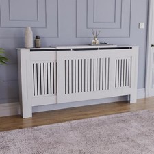 SALE Adjustable Home Hallway MDF Radiator Cover White