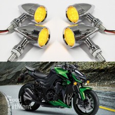 4x Chrome Motorcycle Turn