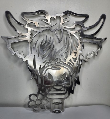 Highland cow bow art - cow,