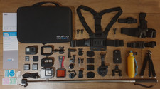 GoPro Hero 7 Black + Accessories + Extra Battery +  128GB Card + Case- FREE POST
