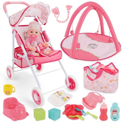 Baby doll stroller set - set, 12