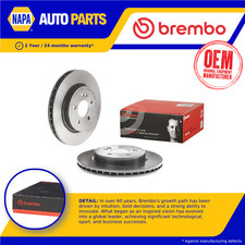 2x Brake Discs Pair Vented