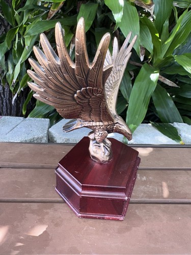 Large vintage brass eagle - large,
