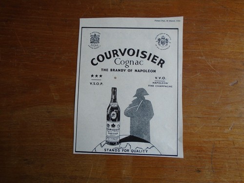 Vintage advert courvoisier - advert:,