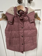 Fatface Fluffy Pink Gillet