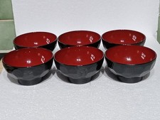 6 X Japanese Black & Red