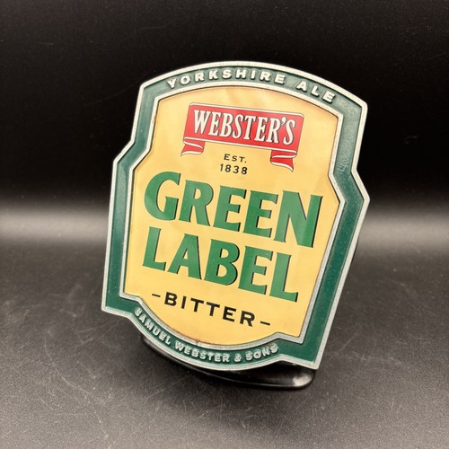 Websters green label - label, bitter