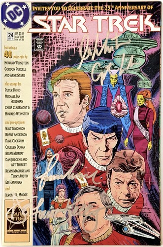 Star trek signed - star, 3x