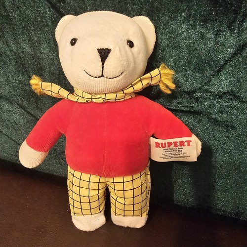 Vintage rupert the bear soft - rupert,