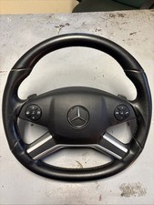 08-13 Mercedes ML350 W164 M Class Flat Bottom Steering Wheel Triptronic Paddles