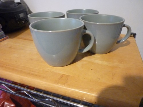 Large heavy muted - blue, mugs