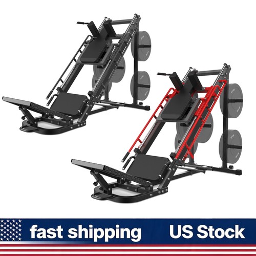 Leg press hack squat - press, 2-in-1