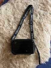 FOREVER YOUNG Black Hard Shell Crossbody Bag Rimowa Inspired Mini Suitcase BNWOT