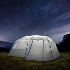 CORE 10 Person LED Lighted Instant Cabin Tent Camping Shelter w/ Built-In Lights