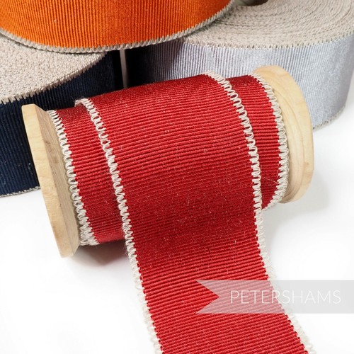 45mm looped linen edge - linen,