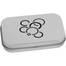 'Cog Wheels' Metal Hinged Tin