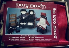 VTG 3 Mary Maxim Amish Dolls
