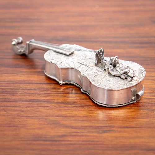 Sterling silver cello box - sterling,