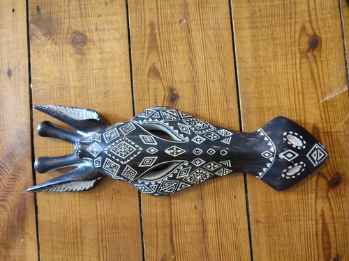Giraffe head mask wall hanging - head,