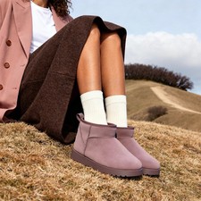 WOMENS LADIES WARM WINTER FAUX