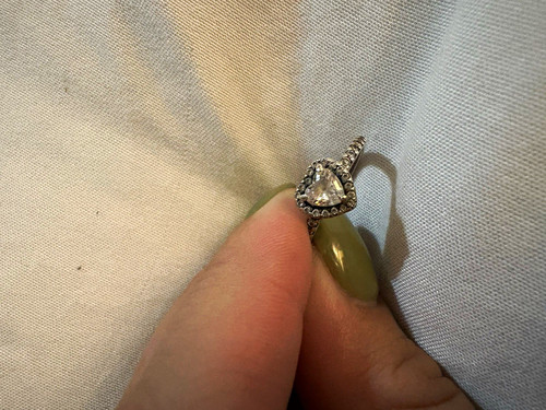 Pandora silver halo - pandora, heart