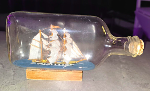 Merchant navy ship bottle - merchant,
