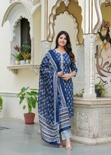 Indigo Bollywood Printed Kurta
