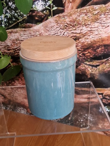 Denby azure storage jar - denby,