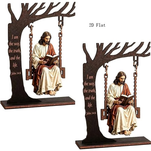 Retro jesus acrylic figurine - jesus,