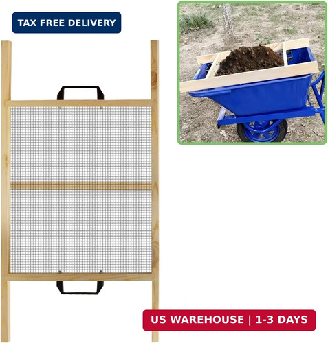 Large soil sifter rock - large,
