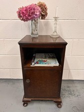 A nice little Vintage mahogany pot cupboard with under shelf Bedside table